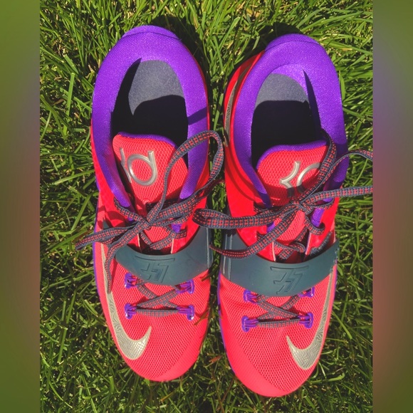 🏀VGUC Kids Nike-KD Sz-7Y Awesome Perfect “KevinDurant” Great 9-10 Condition🤩🏀 - Picture 2 of 16